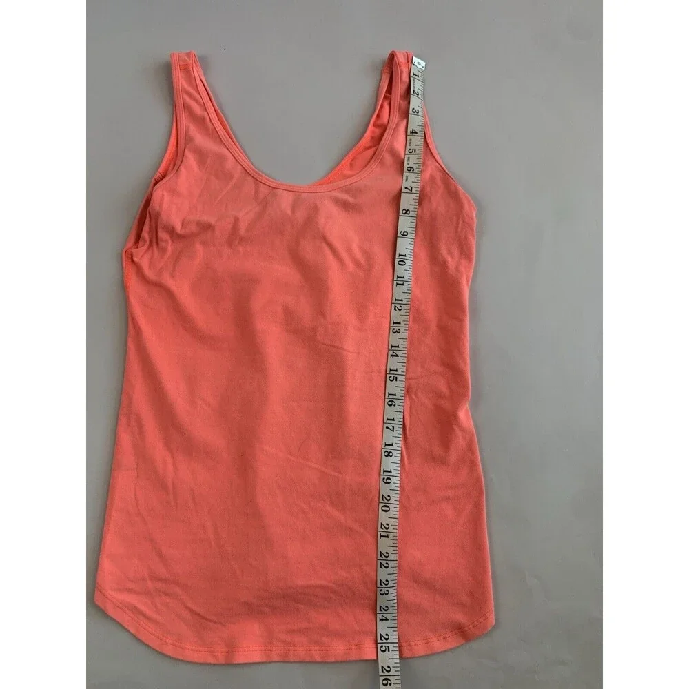 Lululemon Tank, Workout Yoga, Size 4, Bright Neon Orange, EUC!